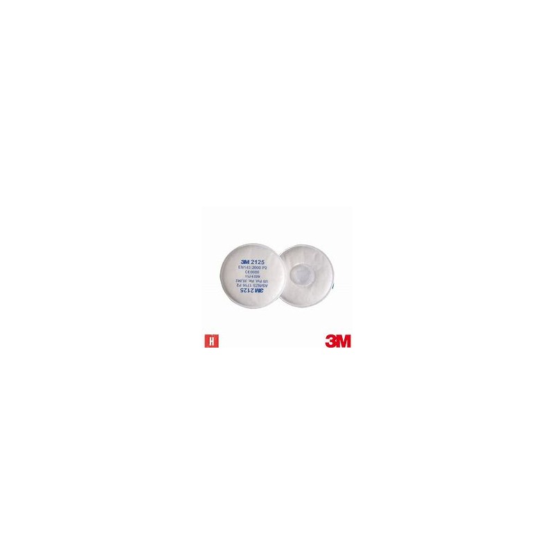 3M PARTICULATE FILTER 2125 P2-R/P100 PACK OF 2